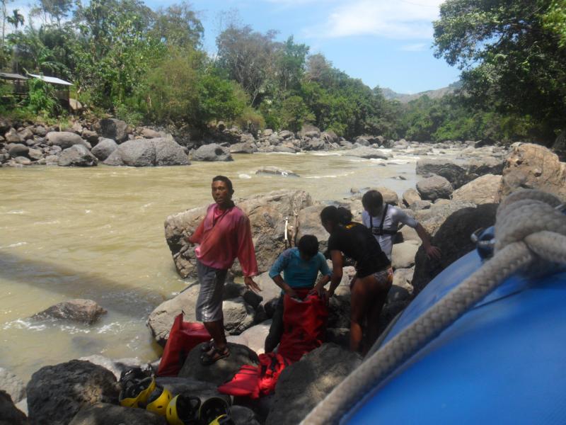 The starting point on Sa'dan River.