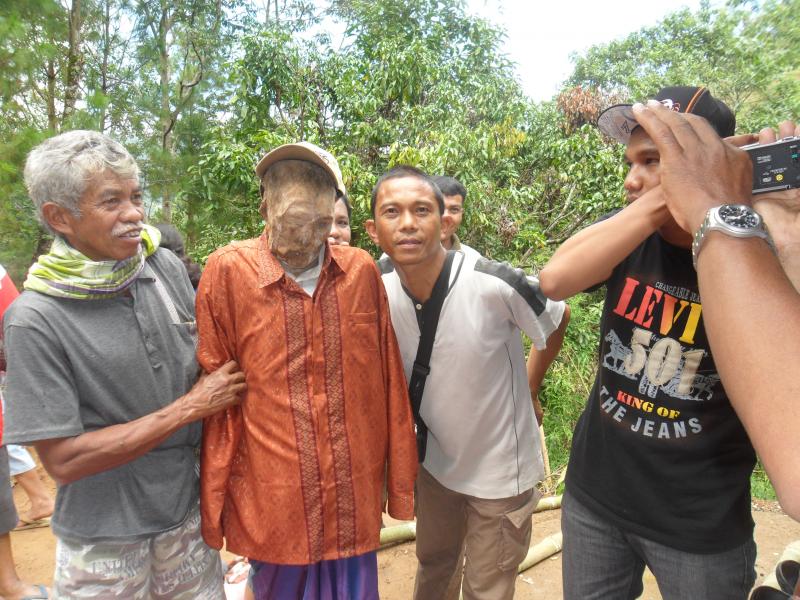 Together with mummy.